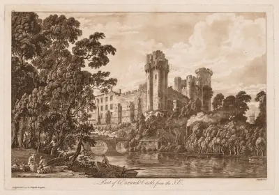 Part Of Warwick Castle From The South East