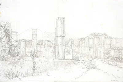 Parti Af Forum I Pompeji