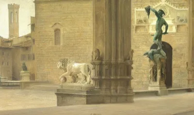Parti Fra Loggia Dei Lanzi I Firenze