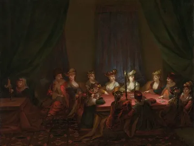 Party Of Armenians Playing Cards