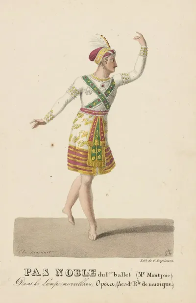Pas Noble Du 1er Ballet Mr Montjoie Dans La Lampe Merveilleuse Opera