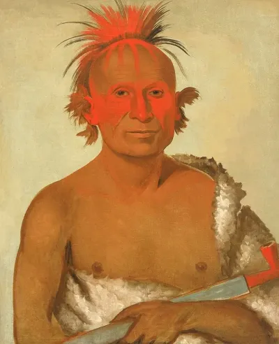 Pash Ee Pa Ho Little Stabbing Chief The Younger One Of Black Hawks Braves