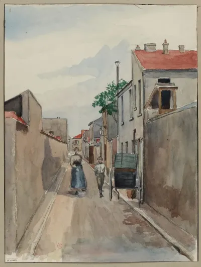 Passage Drouait De La Rue Des Morillons A La Rue De Nice La Frontiere