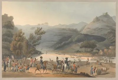 Passage Of The Mondego At Pena Cova By The 3rd Division Of Allied Army 1810