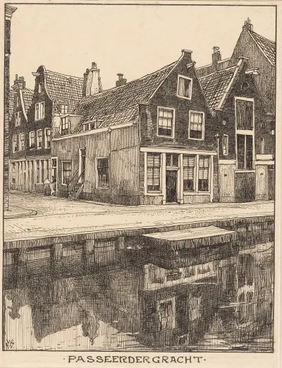 Passeerder Gracht Te Amsterdam
