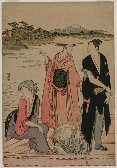 Passengers In A Ferry Boat On The Sumida River 2