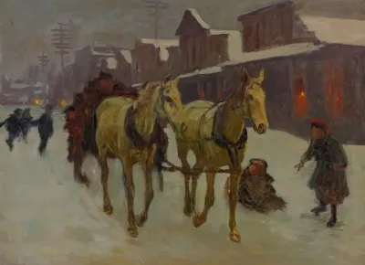 Passing Through Town On A Cold Winters Night