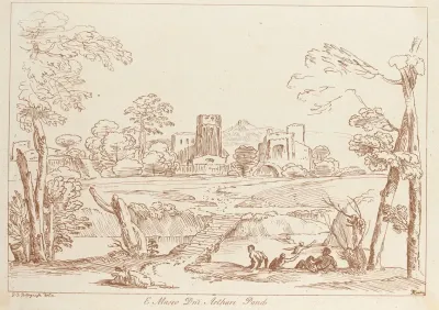 Pastoral Scene With Castle