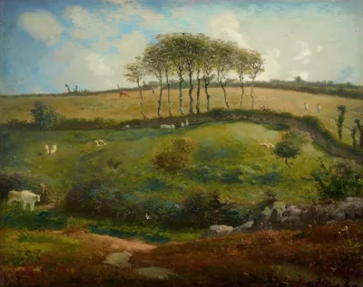Pasture Near Cherbourg Normandy