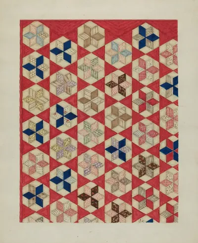 Patchwork Quilt Evening Star