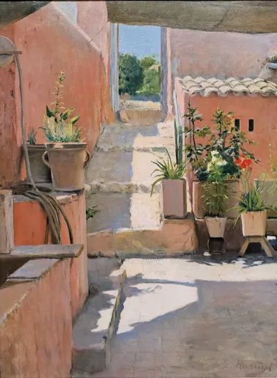 Patio In Sitges