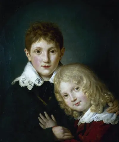 Paul 1804 1880 Et Alfred 1810 1857 De Musset Enfants