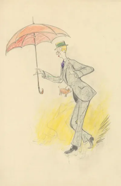 Paul Ardot Dans La Divorcee De Victor Leon