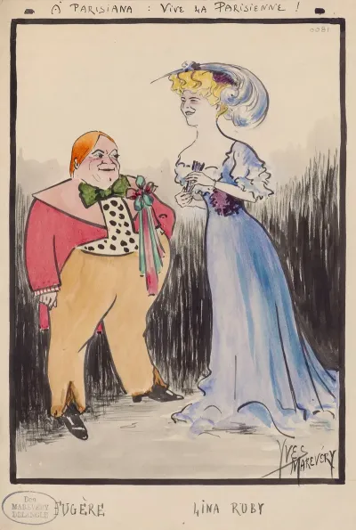 Paul Fugere Et Lina Ruby Dans Vive La Parisienne De Maurice Froyez