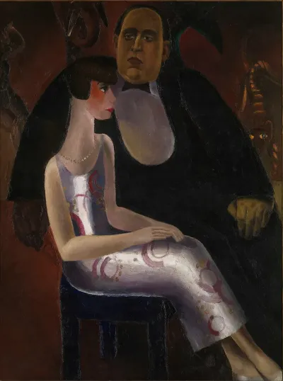 Paul Gustave Van Hecke And His Wife Norine De Schrijver