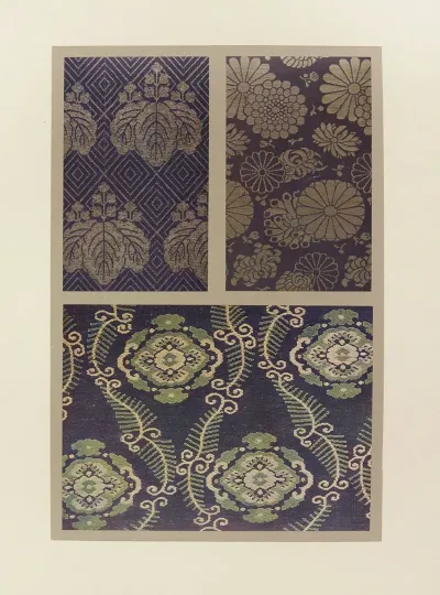 Paulownia Stylise Fleurs De Chrysantheme Stylisees Motifs Dornement