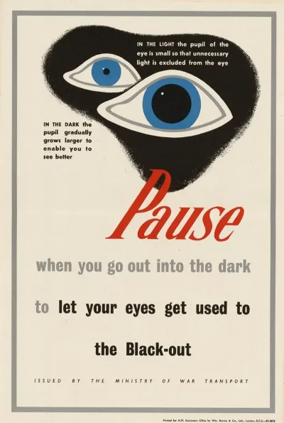 Pause When You Go Out Into The Dark