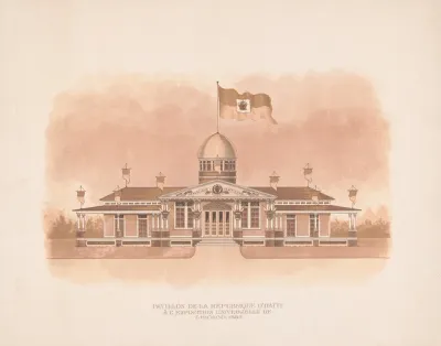 Pavillon De La Republique Dhaiti A Exposition Universelle De Chicago 1893