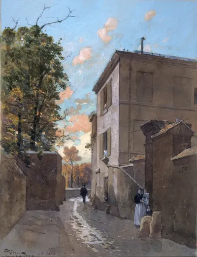 Pavillon Habite Par Balzac En 1843 Rue Berton 24 A Passy