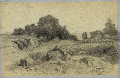 Paysage A Marlotte Fontainebleau