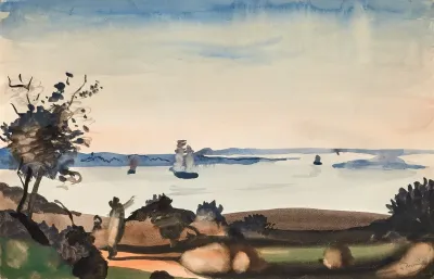 Paysage Au Bord De La Mer