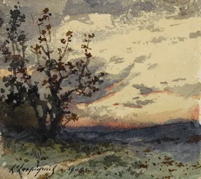 Paysage Au Crepuscule 2