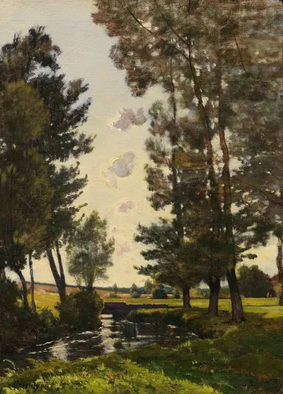 Paysage Au Ruisseau