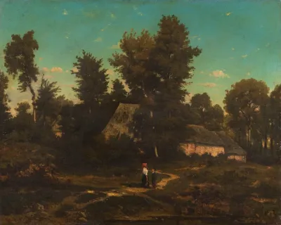 Paysage Aux Chaumieres
