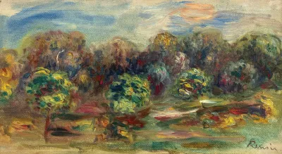 Paysage Aux Environs De Cagnes