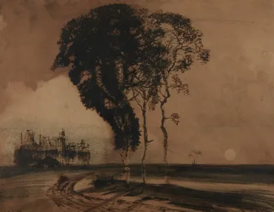 Paysage Aux Trois Arbres