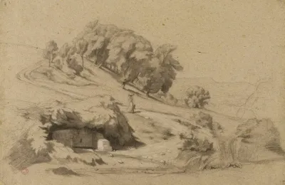 Paysage Avec Femme Et Enfant
