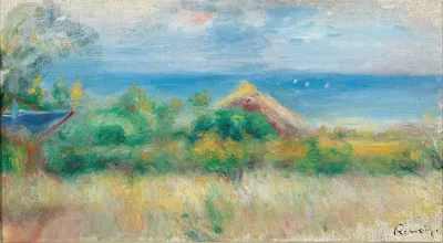 Paysage Avec Fond De Mer