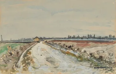 Paysage Avec Route Dauphine
