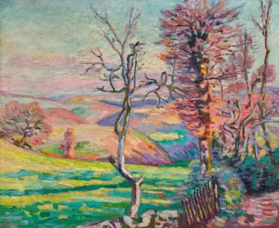 Paysage De Crozant Creuse
