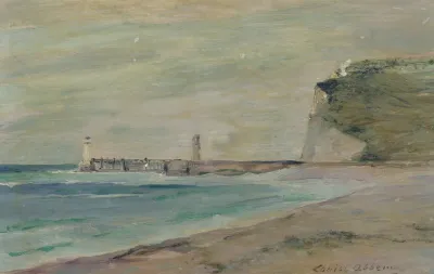 Paysage De Plage Fecamp