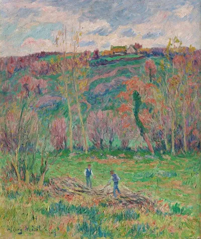 Paysage Dhiver Vers Pont Aven