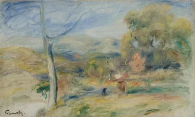 Paysage Pres De Cagnes