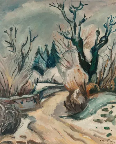 Paysage Sous La Neige