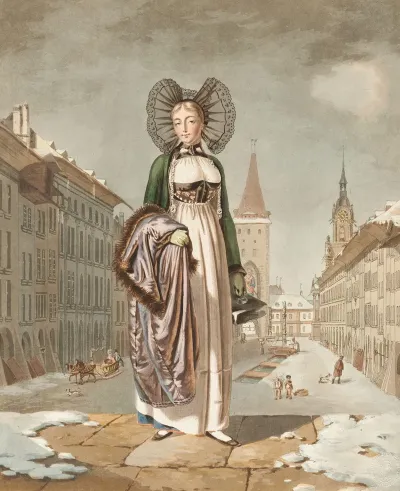 Paysanne Bernoise Costume Dhiver