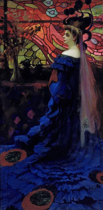 Peacock Portrait Of Zofia Borucinska Nee Jakimowicz