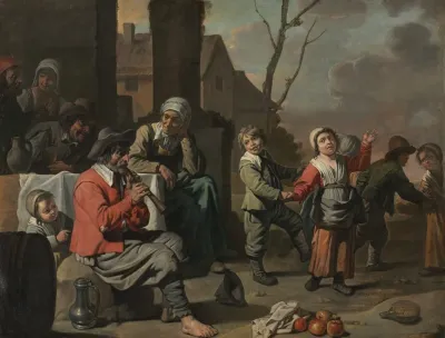 Peasant Children Dancing