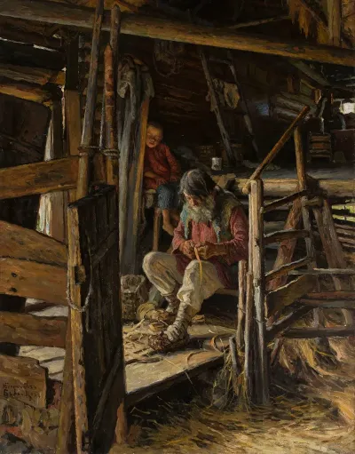 Peasant Cottage Interior 2