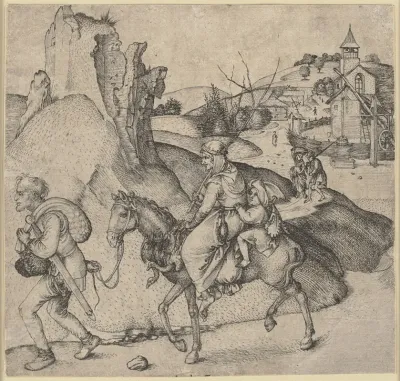 Peasant Family Going To Market