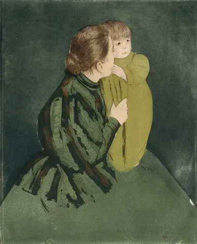 Peasant Mother And Child
