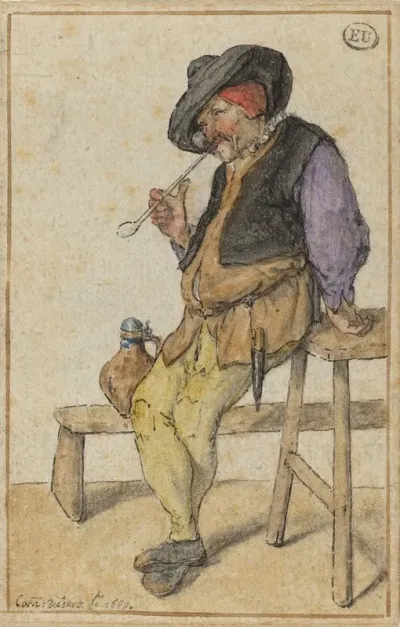 Peasant Smoking