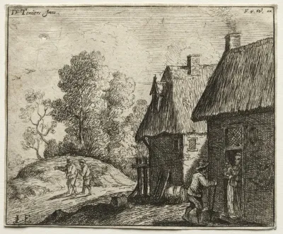 Peasant Talking To A Woman