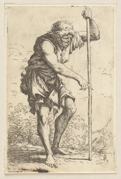 Peasant With Staff