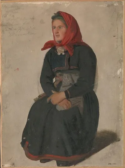 Peasant Woman From Telemark