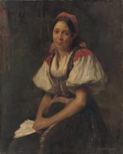 Peasant Woman In Folk Costume