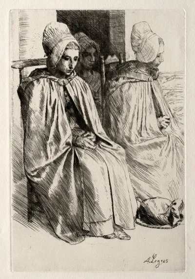 Peasant Woman In The Neighborhood Of Boulogne